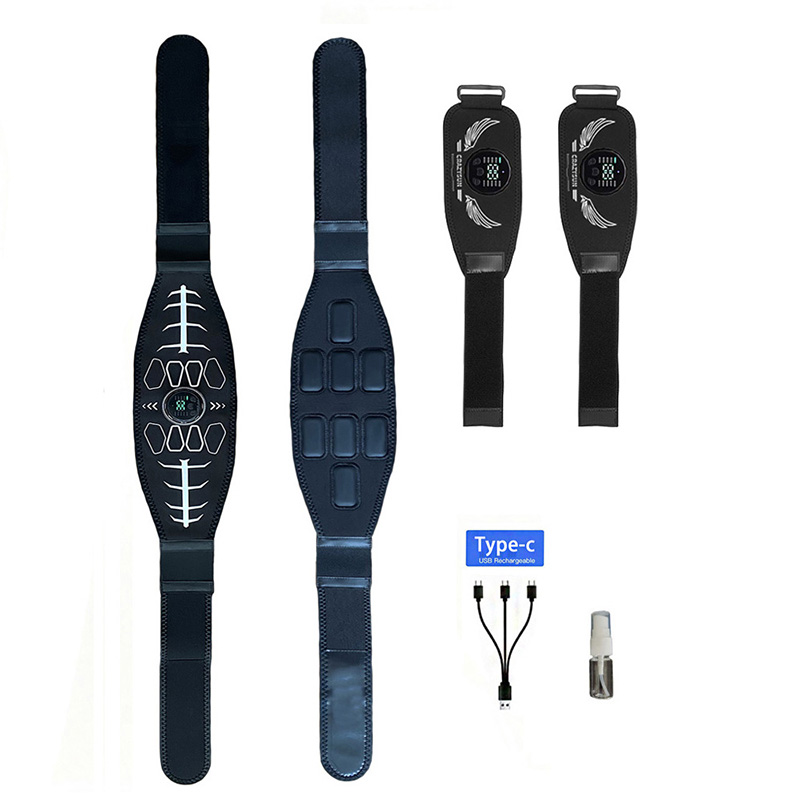 Sports Equipment List - เข็มขัดกระชับหน้าท้อง เครื่องกระตุ้นกล้ามเนื้ออัจฉริยะ เข็มขัดฟิตเนสสำหรับร่างกาย เครื่องบริหารเอวและแขน อุปกรณ์ออกกำลังกายและนวดสำหรับใช้ในบ้าน