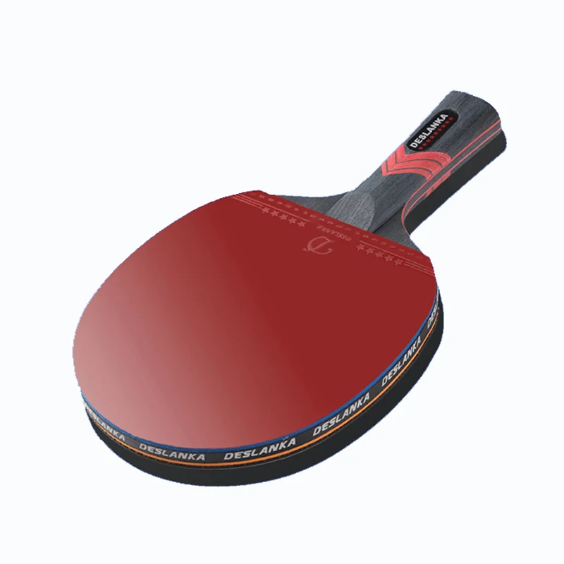 Badminton Racket Carbon - ไม้ตีลายกีฬาปิงปองแบบมืออาชีพไม้ปิงปองแบบเดี่ยว7ดาว9ดาวคาร์บอนไม้เทนนิสลายกีฬาปิงปองเด้งสูงไม้ปิงปอง