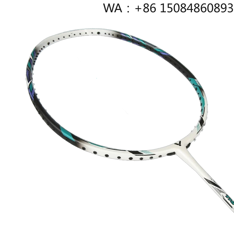 Badminton Racket Carbon - ไม้แบดมินตัน T46/T700 ทำจากวัสดุคาร์บอนไฟเบอร์เต็มรูปแบบ น้ำหนักเบา 4-5U โครงกราไฟต์นุ่ม