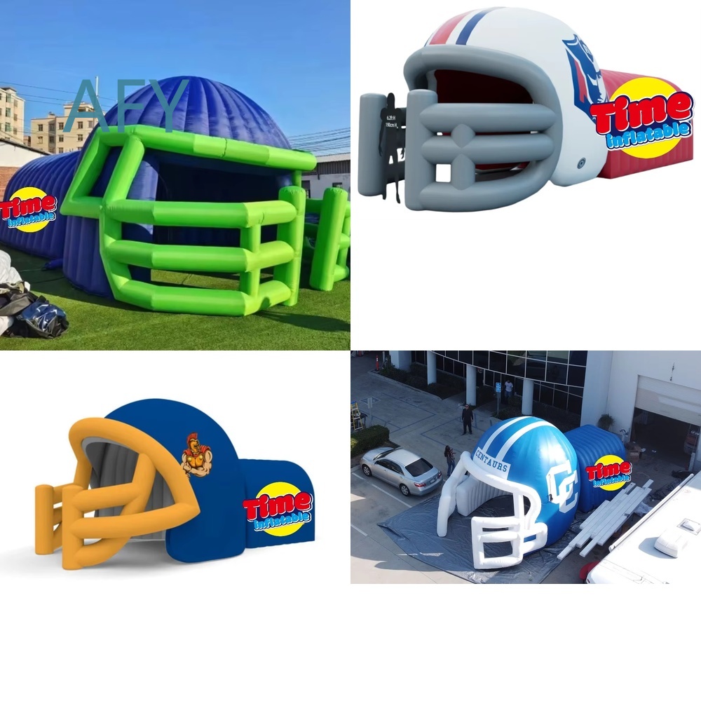 Sports Equipment Advertisement - เต็นท์อุโมงค์เป่าลมสำหรับกีฬาเบสบอล สำหรับงานกีฬา อุโมงค์หมวกกันน็อคแบบกำหนดเอง อุปกรณ์ฝึกซ้อมกีฬาเป่าลมสำหรับโฆษณา