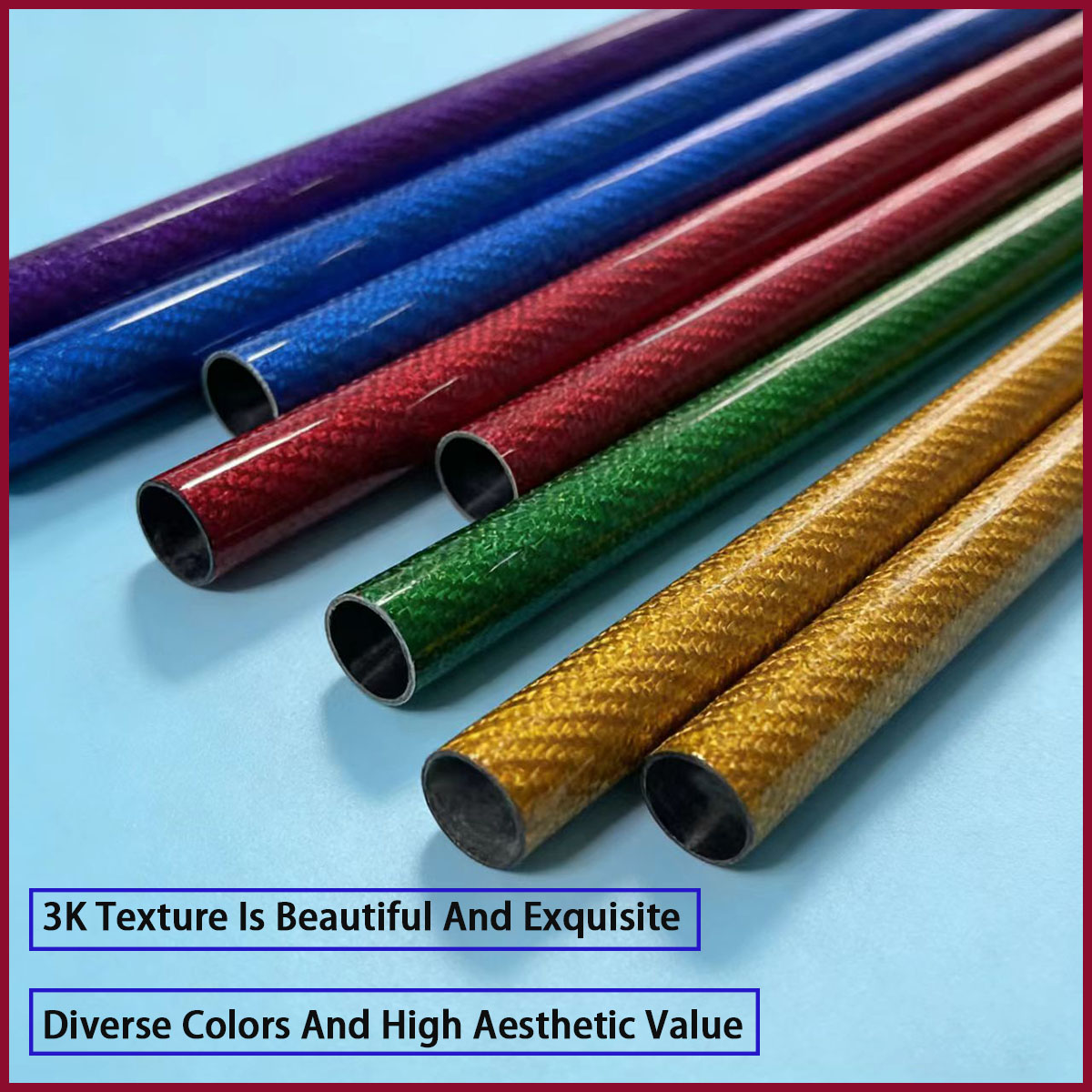 ท่อคาร์บอนไฟเบอร์ทรงกลม 3k สีต - Sports Equipment Used บทวิจารณ์และราคา