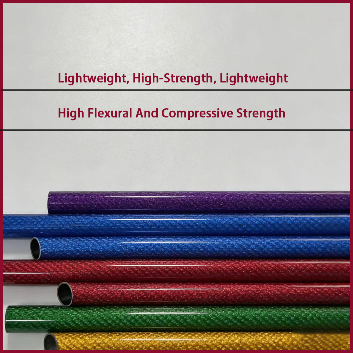 ท่อคาร์บอนไฟเบอร์ทรงกลม 3k สีต - Sports Equipment Used บทวิจารณ์และราคา