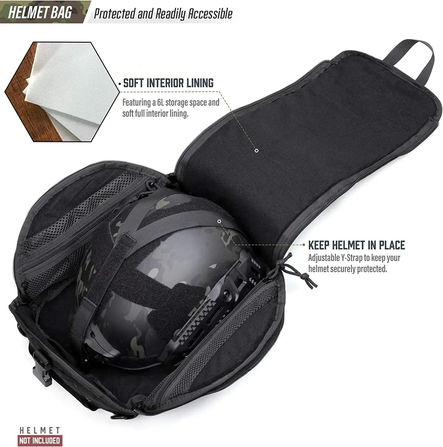 กระเป๋าเก็บหมวกกันน็อคแบบมัลติ - Sports Equipment Used บทวิจารณ์และราคา