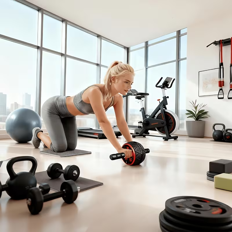 ล้อบริหารหน้าท้องและแผ่นรองเข่ - Sports Equipment List บทวิจารณ์และราคา