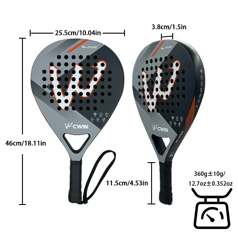 ไม้เทนนิสพาเดล CWIN BLAZE 3K ค - Badminton Racket Carbon บทวิจารณ์และราคา