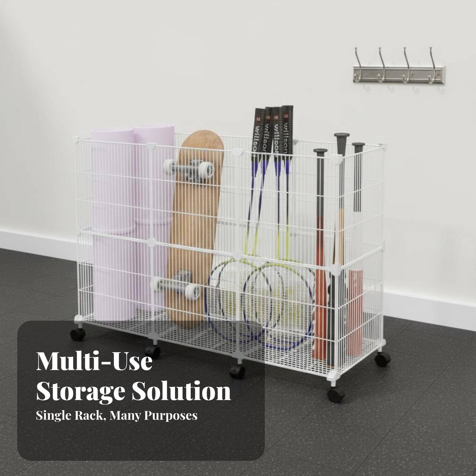 รถเข็นเก็บอุปกรณ์กีฬา แข็งแรงท - Sports Equipment Garage Organizer บทวิจารณ์และราคา