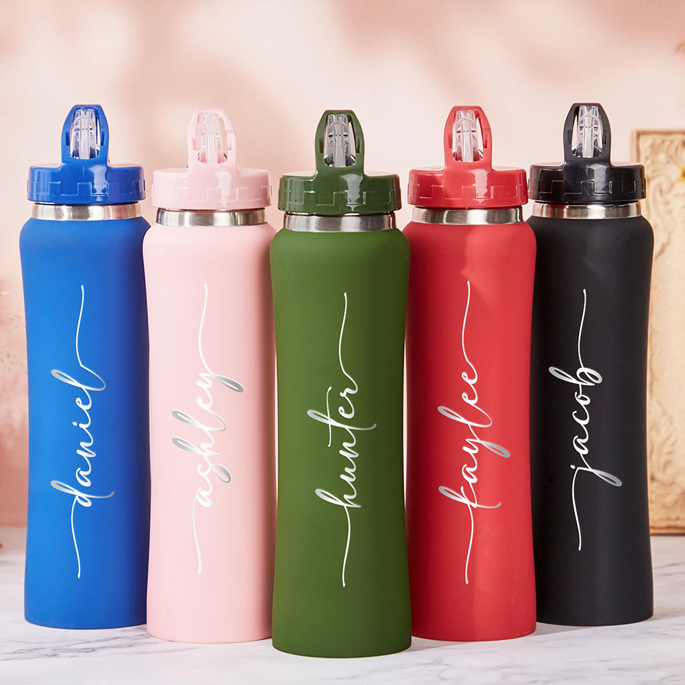 ขวดน้ำสแตนเลสสตีลพร้อมฝาปิดแบบ - Sports Equipment With Names บทวิจารณ์และราคา