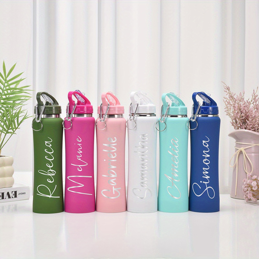 ขวดน้ำสแตนเลสสตีลแบบกำหนดชื่อไ - Sports Equipment With Names บทวิจารณ์และราคา