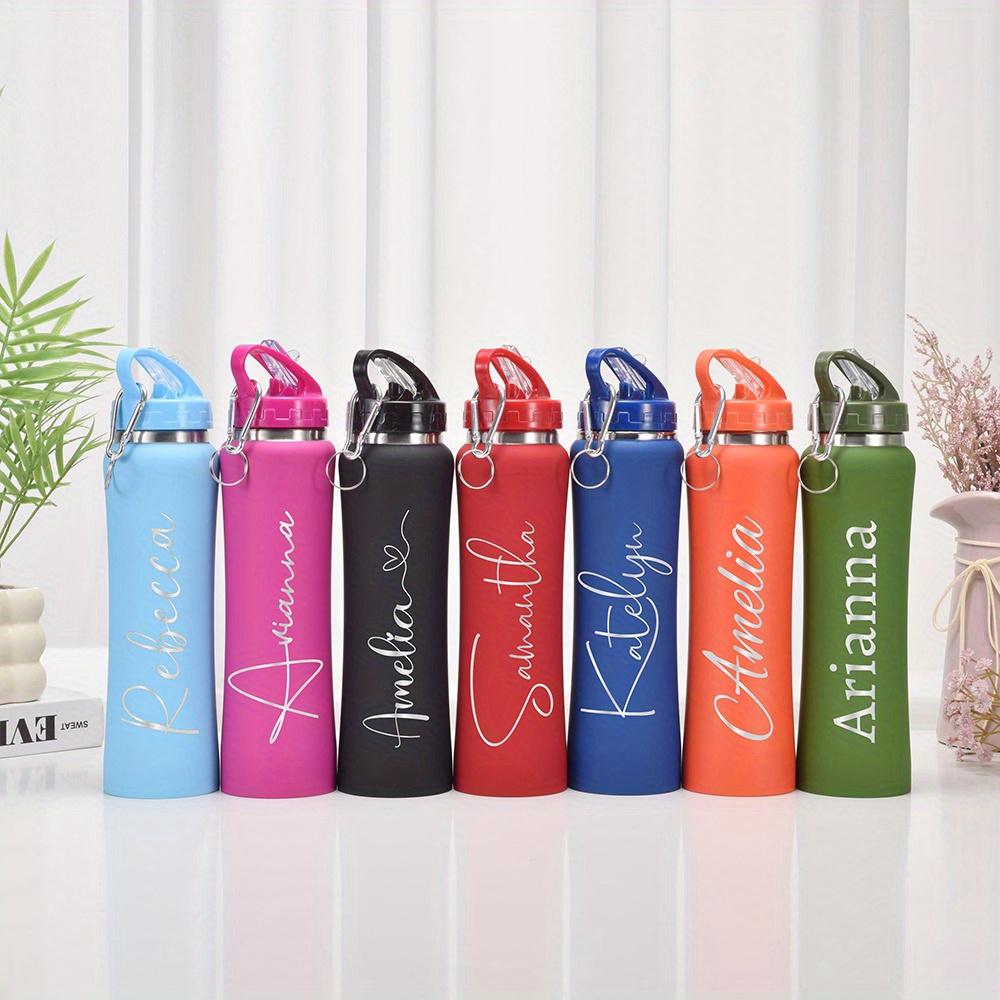 ขวดน้ำสแตนเลสสตีลแบบกำหนดชื่อไ - Sports Equipment With Names บทวิจารณ์และราคา